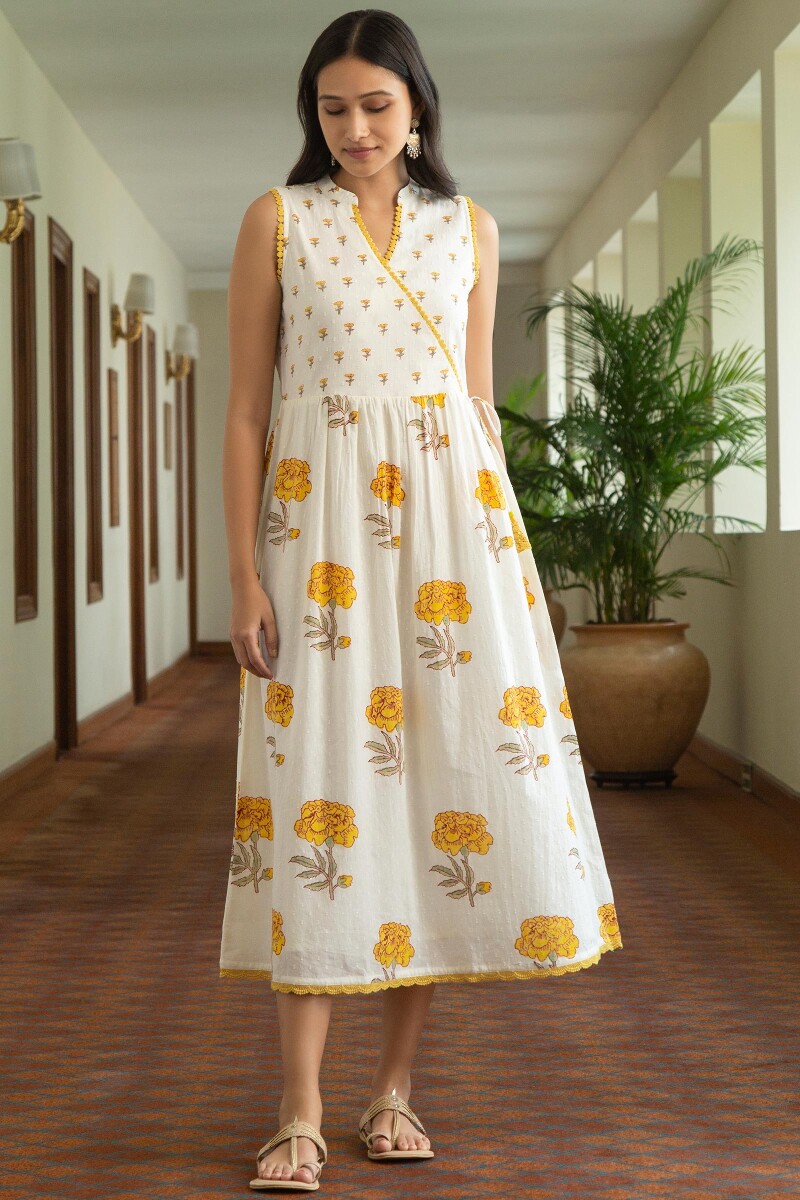Hand Blockprint INDIGO Cotton MAXI Tier Dress With Adjustable Strapssummer  Sleeveless Beach Dress Jaipuri Print Dress Made in India - Etsy