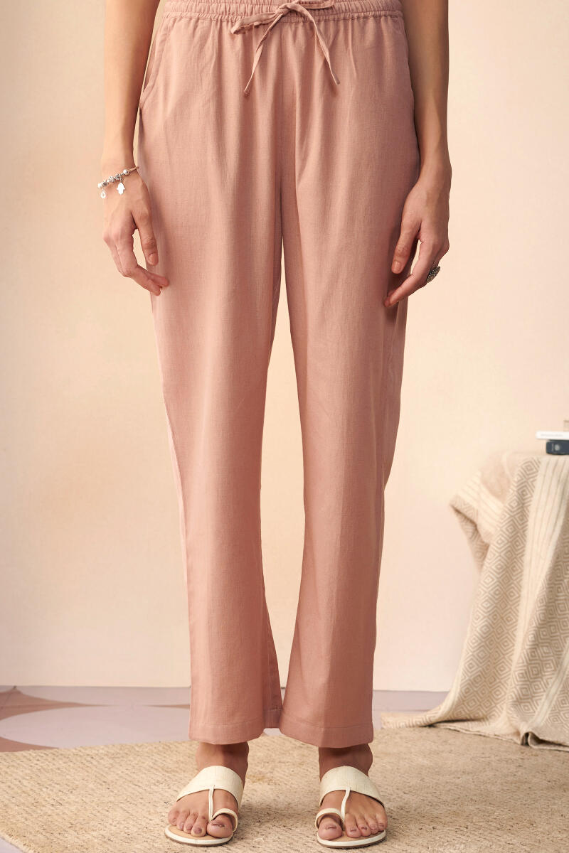 Buy Pink Printed Modal Izhaar Pants for Women  FGIPT2286  Farida Gupta