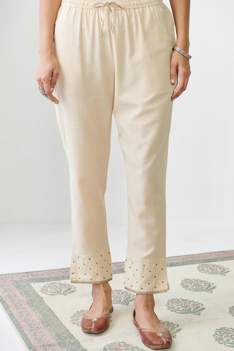Buy Yellow Block Printed Cotton Farsi Pants | Yellow Farsi Pants for Women  | Farida Gupta | Pants for women, Online womens clothing, Ethnic wear  designer