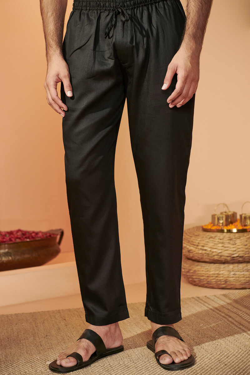 Buy GN hub Silk Black Harem Pant for Men at Amazonin