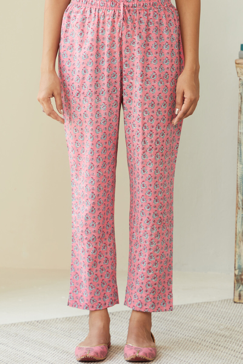 Floral print pants - Women | MANGO OUTLET USA