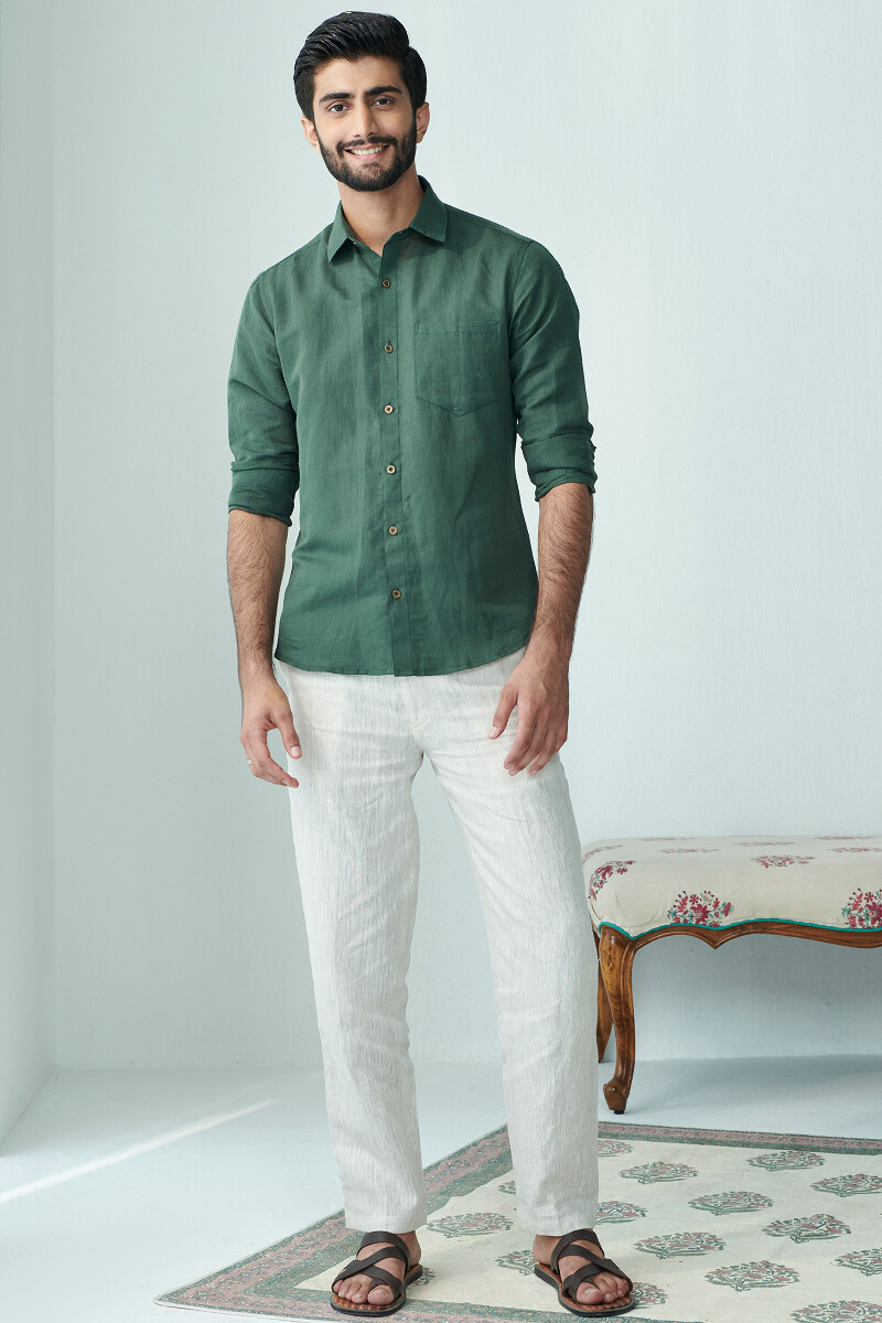 Linen shirt 2025 combination