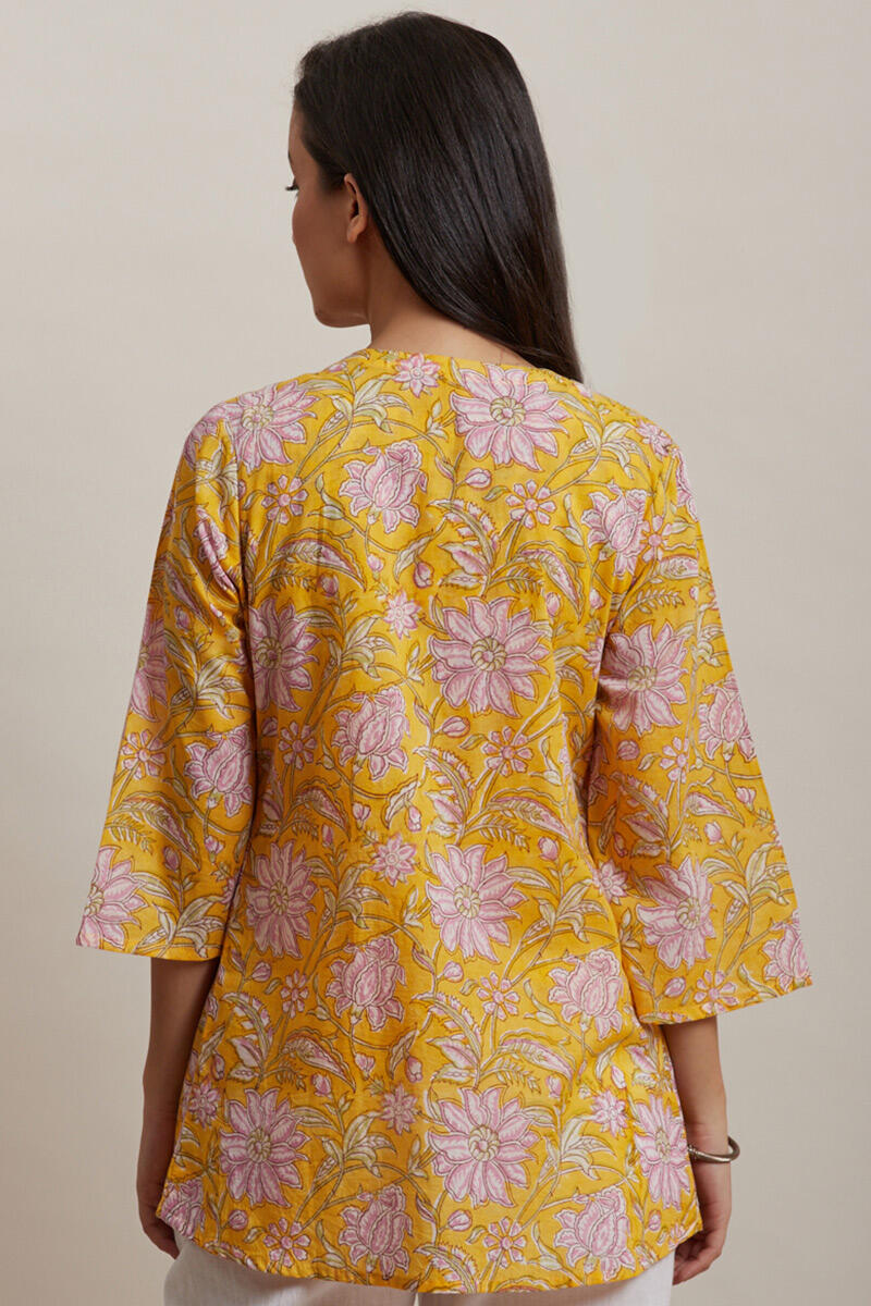 Sanganeri Block Printed Cotton Kimono
