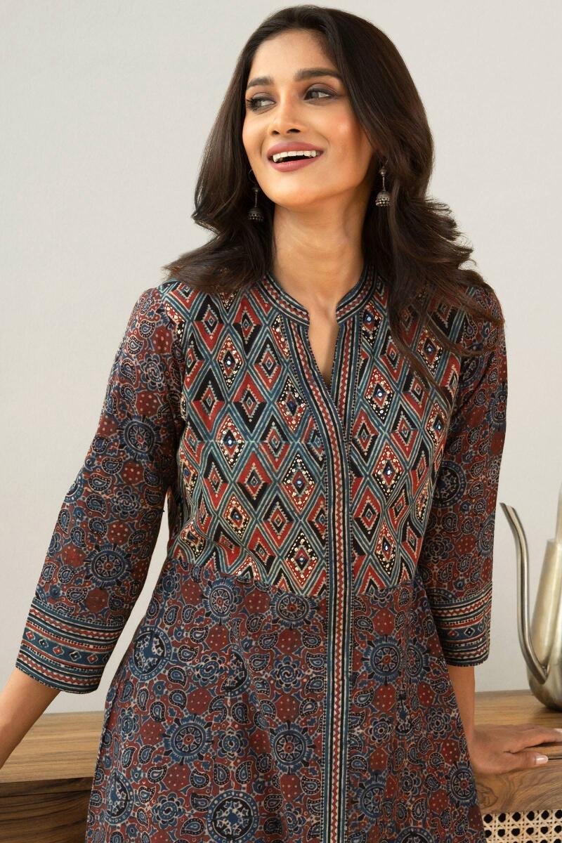 ajrakh kurtis