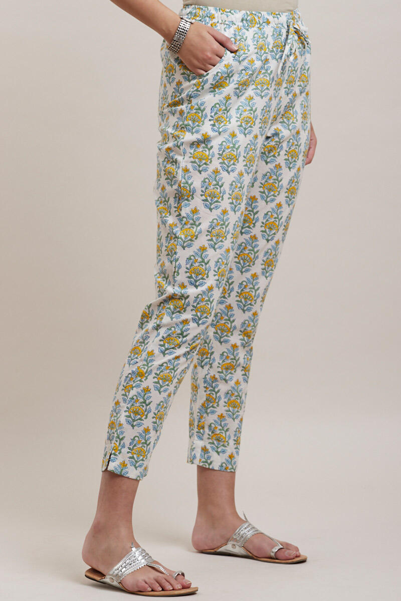 Buy Phase Eight Natural Ulrica Floral Cigarette Trousers from Next Ireland