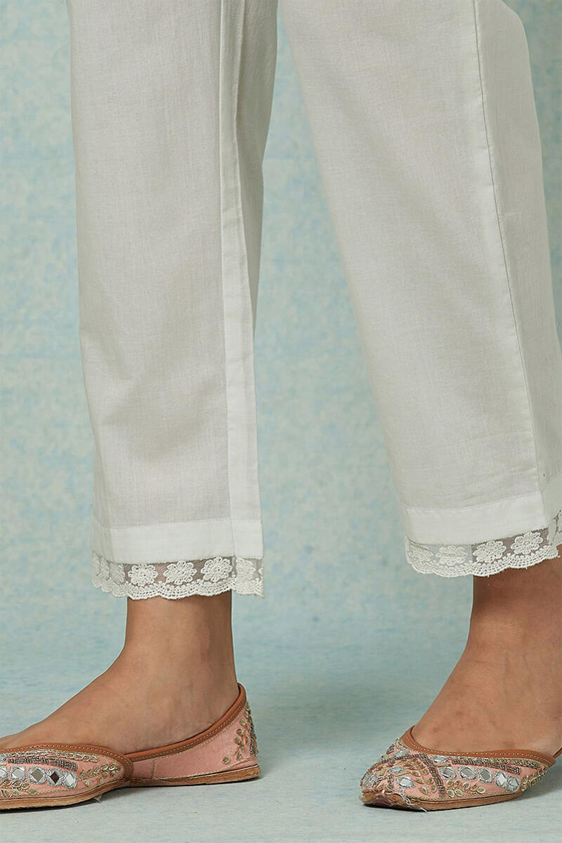 Nusrat Jahan Zareena Lace Narrow Pants