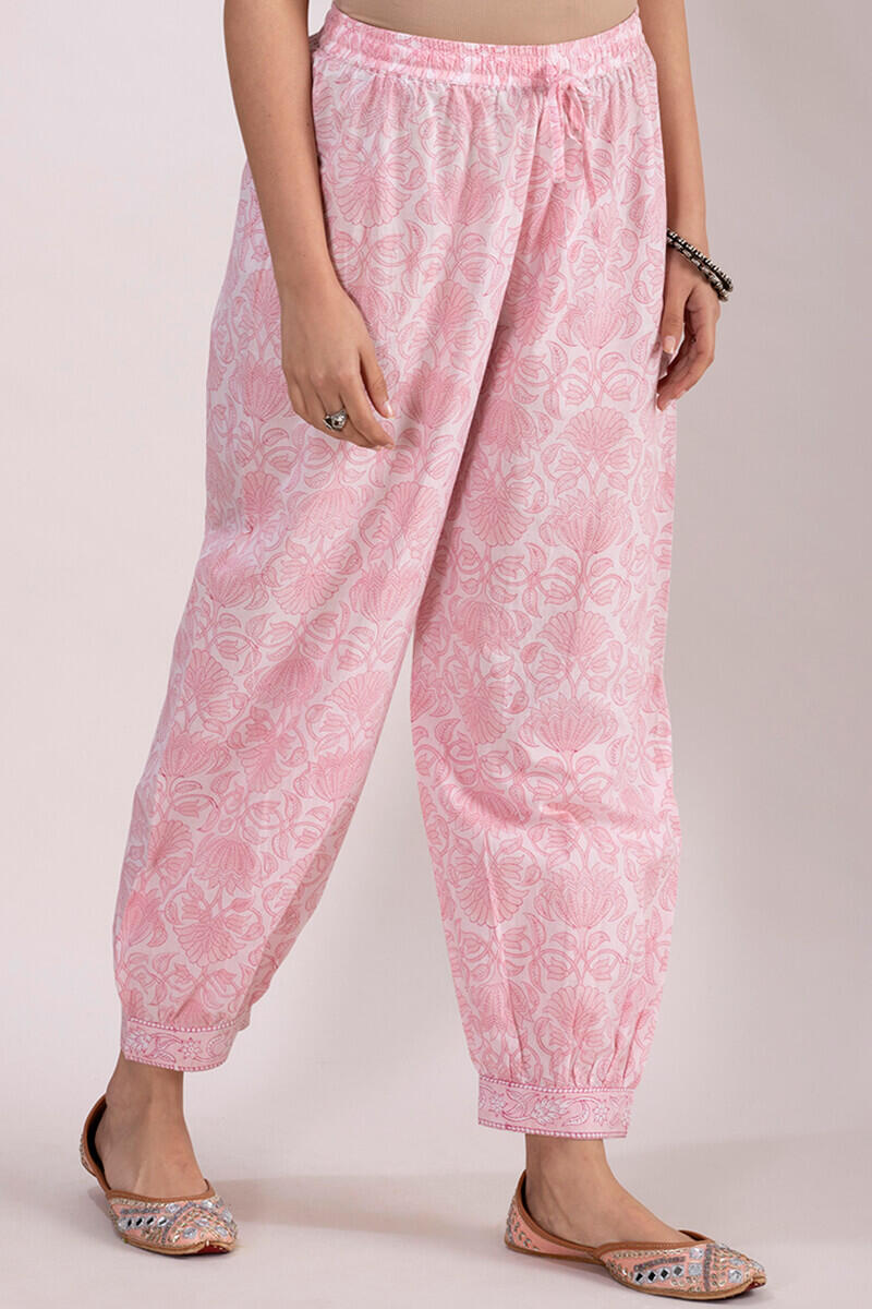 Buy Roz Meher Mehtab Izhar Pants | Pink Izhaar Pants for Women | Farida ...