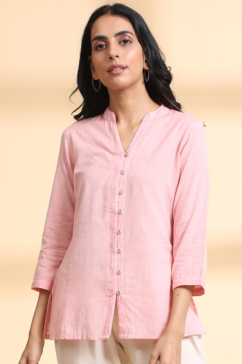 Buy Roza Light Pink Top | Pink Tops for ...