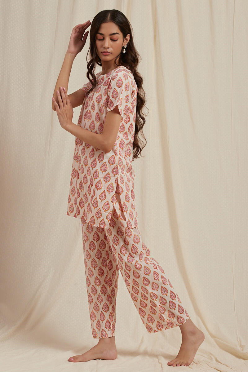 White cotton pyjama set store